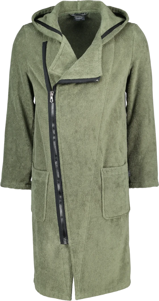 Herren-Bademantel Cawö 6516-453 Schwarz – Baumwolle & Kapuze