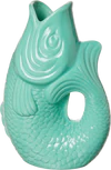 Dekorative Vase Fischform GIFTCOMPANY mint cream 1,2L Unikat