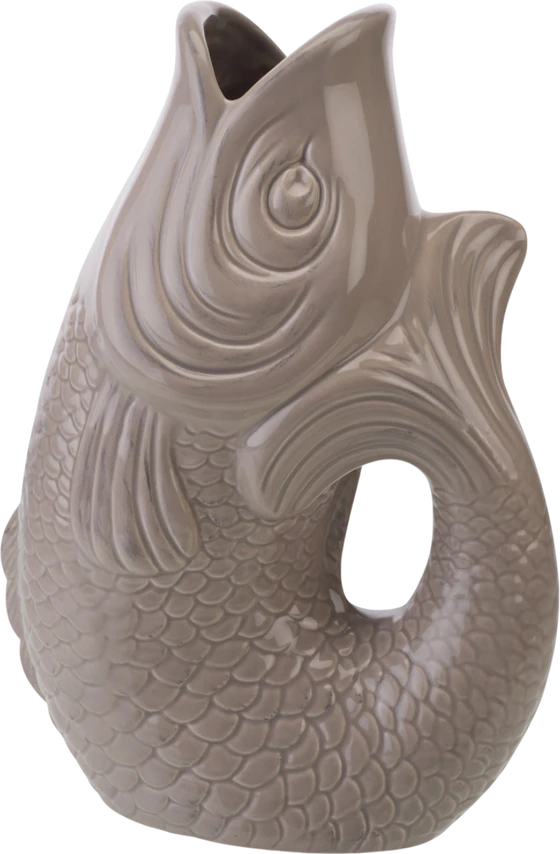 Dekorative Vase Fischform 1,2L Sandstein GIFTCOMPANY