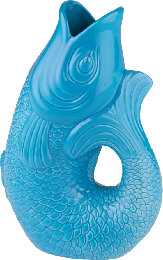 Dekorative Vase Fisch GIFTCOMPANY Lagoon Glas 1,2L Unikat