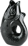 Dekorative Vase Fischform GIFTCOMPANY Schwarz 1,2L Keramik