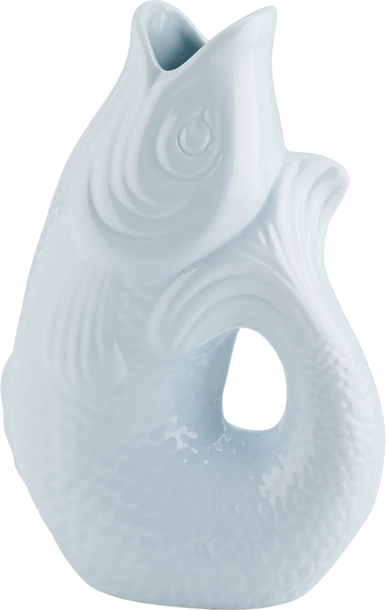 Deko-Vase Fischform 1,2L GIFTCOMPANY blue horizon Glas Unikat