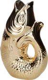Dekorative Vase Fischform GIFTCOMPANY Gold Keramik 1,2L