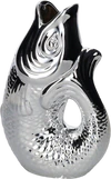 Dekorative Vase Fischform GIFTCOMPANY Silber 1,2L Blickfang