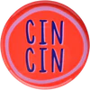 Rundes Dekotablett Neon Rot Cin Cin – GIFTCOMPANY Love Trays