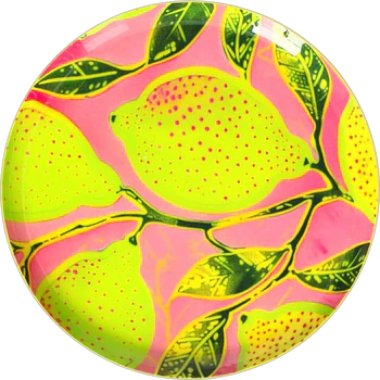 Dekotablett XS Zitrone Rosa Gelb – GIFTCOMPANY Love Trays