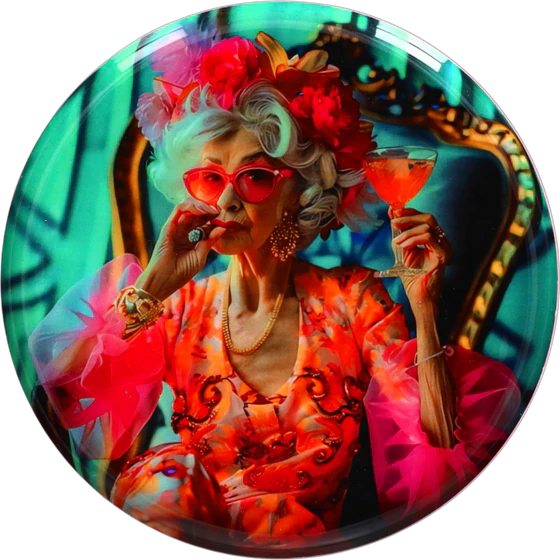 Dekotablett GIFTCOMPANY Love Trays S Lady – Melamin-Vielfalt