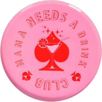 Dekotablett GIFTCOMPANY Love Trays Rosa Mama Needs Drink