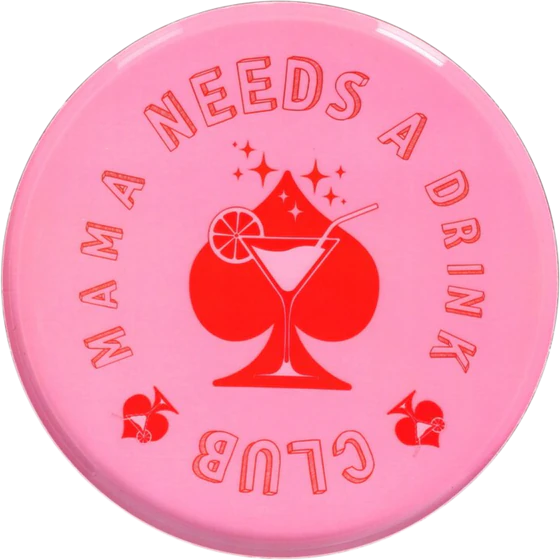 Dekotablett GIFTCOMPANY Love Trays Rosa Mama Needs Drink
