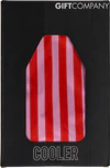 Flaschenkühlmanschette Froid Streifen Rot/Rosa/Gelb – GIFTCOMPANY