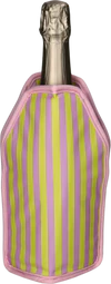Flaschenkühlmanschette Froid Zitrone pink/gelb – GIFTCOMPANY