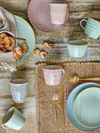 Becher-Set Bloomingville Carla Rot Steingut – Skandinavisches Design