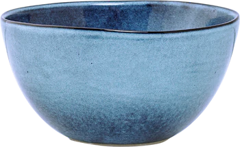 Schale Steingut Bloomingville Sandrine Blau – Handgefertigt Unikat