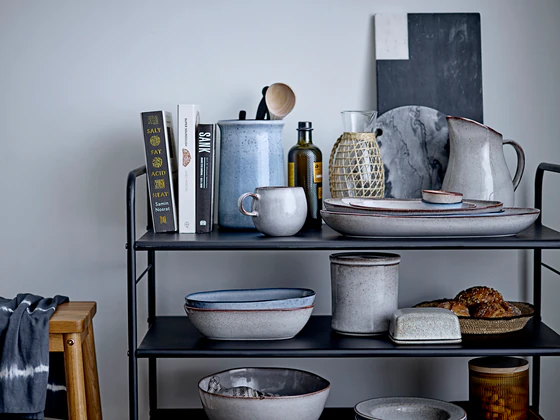 Trinkbecher Steingut Bloomingville Sandrine Natur Unikat