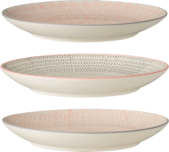 Essteller Steingut Bloomingville Cécile Rose – Skandinavisches Design