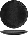 Speiseteller Bloomingville Neri Schwarz Steinzeug 23 cm