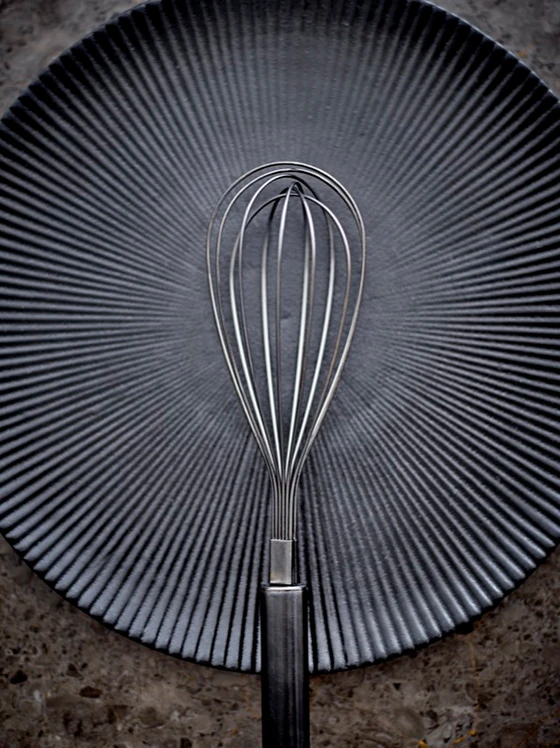 Speiseteller Bloomingville Neri Schwarz Steinzeug 23 cm