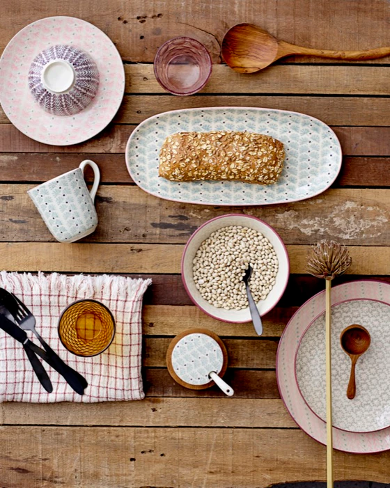 Trinkbecher Steinzeug Bloomingville Maya Violett – Unikat Design