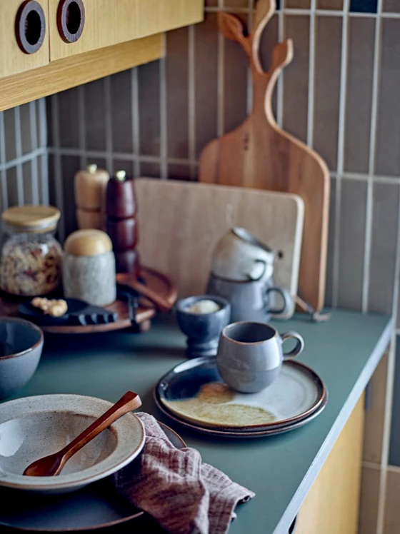 Becher aus Steingut Bloomingville Sandrine Grau – Handgefertigt Unikat