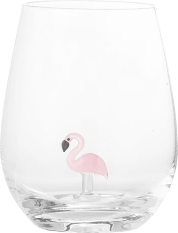 Mundgeblasenes Trinkglas Bloomingville Misa Klar 350ml Unikat