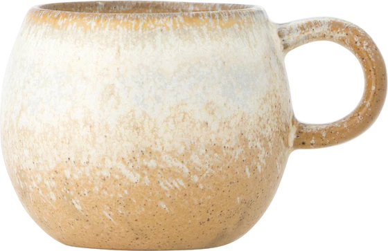 Espressotasse Bloomingville Paula Natur Steingut – Einzigartiges Design