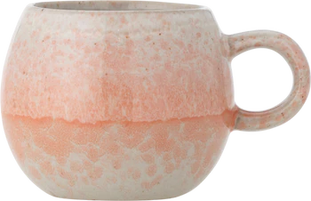 Espressotasse Bloomingville Paula Orange – Einzigartiges Steingut