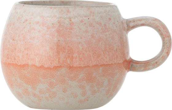 Espressotasse Bloomingville Paula Orange – Einzigartiges Steingut