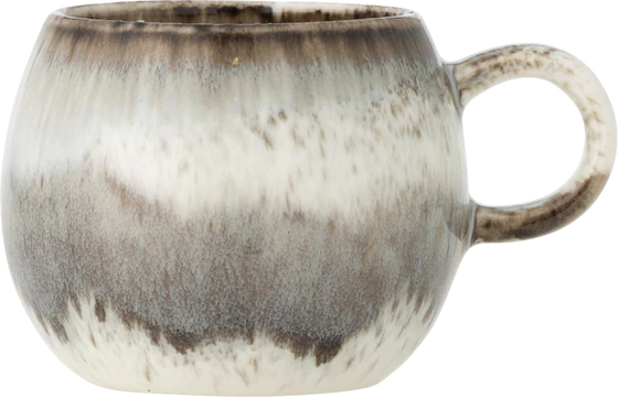 Espressotasse Bloomingville Paula Grau Steingut – Einzigartige Glasur