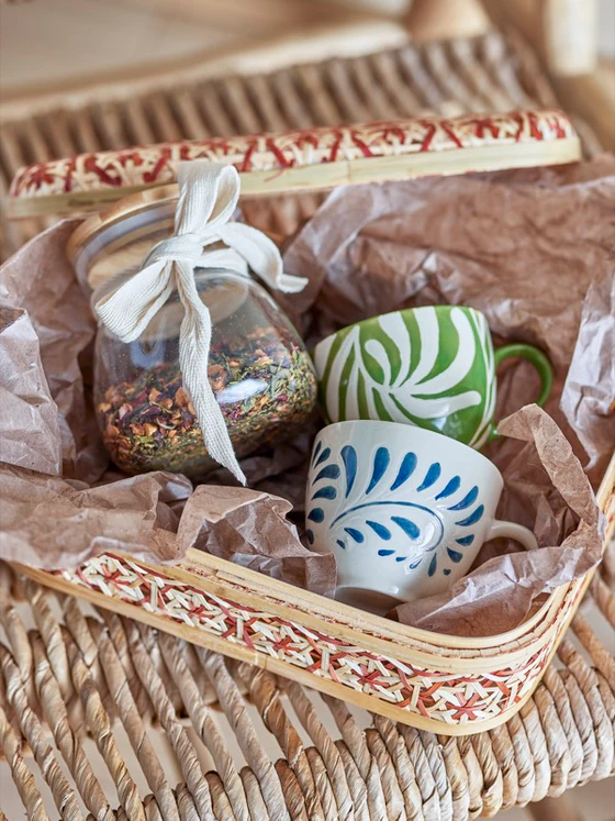 Kaffeetasse Steingut Bloomingville Heikki Grün Unikat