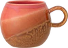 Kaffeetasse Steingut Bloomingville Paula Orange Unikat Retro