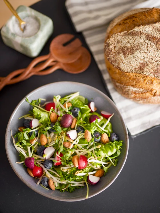 Tiefer Speiseteller Bloomingville Sandrine Grau Steingut Unikat