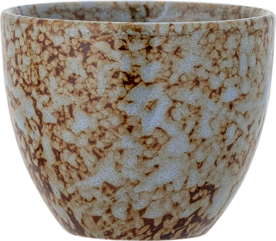 Trinkbecher Steinzeug Bloomingville Paula Blau – Stapelbar Unikat