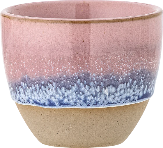 Trinkbecher Bloomingville Paula Rose Steingut Unikat