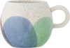 Kaffeetasse Bloomingville Paula Blau Steingut Unikat