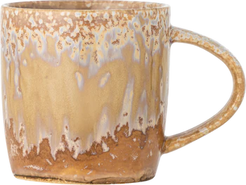 Trinkbecher Steingut Bloomingville Milani Natur – Unikat-Design