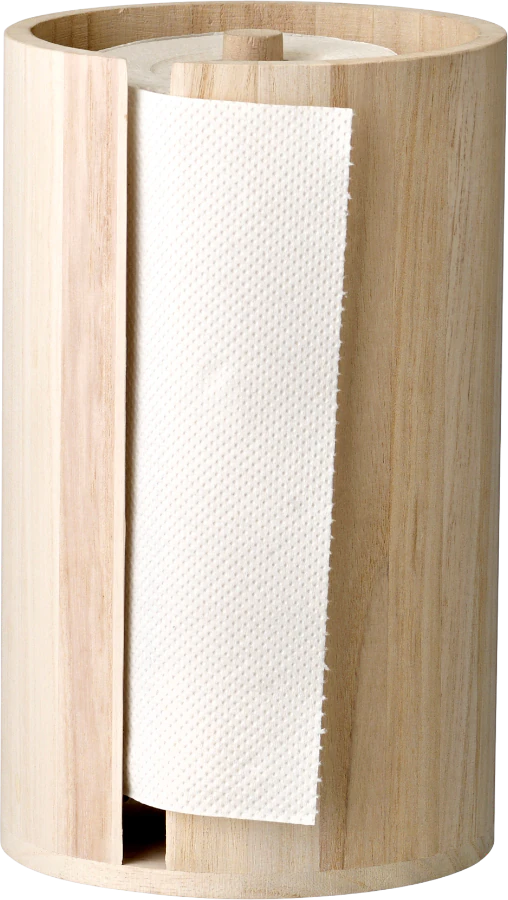 Küchenrollenhalter Paulownia Natur Bloomingville Celian leicht