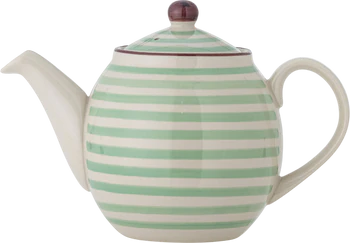 Teekanne aus Steingut Bloomingville Patrizia Grün 1200 ml