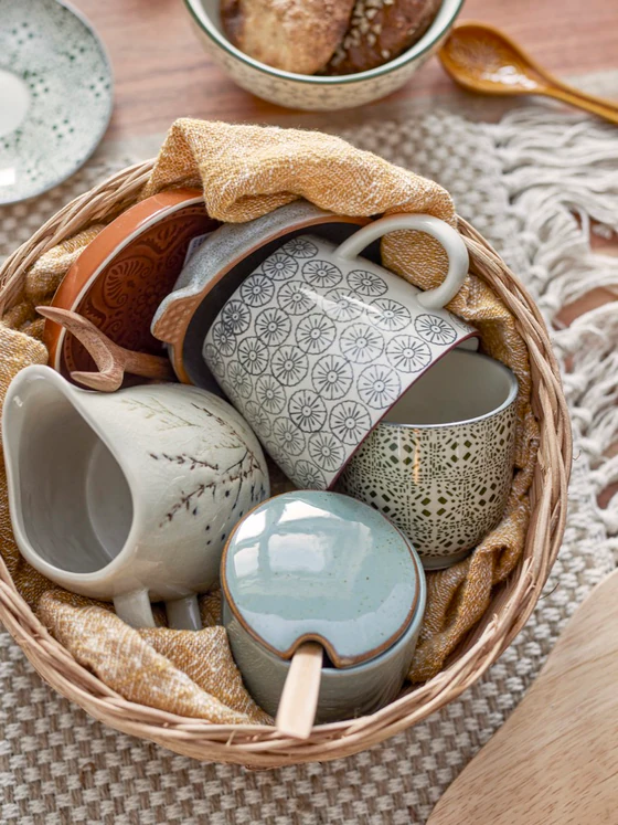 Vorratsdose Bloomingville Pixie Grün Steingut – Skandinavisches Design