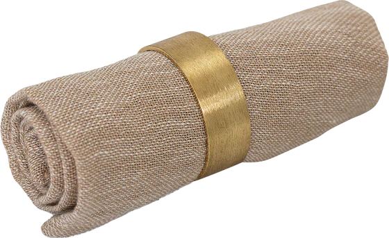 Serviettenring-Set Bloomingville Laurie Gold Messing 4er-Set