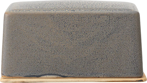 Butterdose Steingut Grau – Bloomingville Kendra Nordic Design