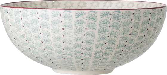 Servierschale Steingut Grün Bloomingville Maya – Skandinavisches Design