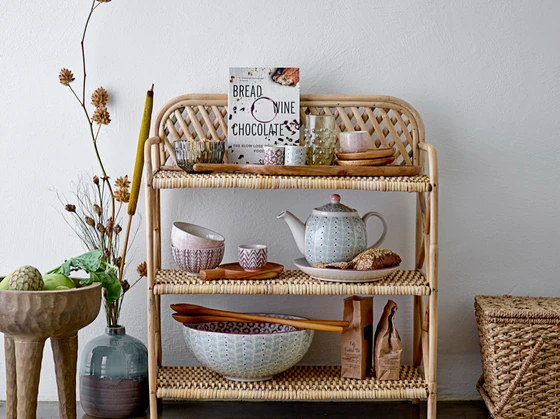 Servierschale Steingut Grün Bloomingville Maya – Skandinavisches Design