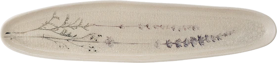 Servierplatte Steingut Bea Natur Bloomingville – Handdekoriert Unikat