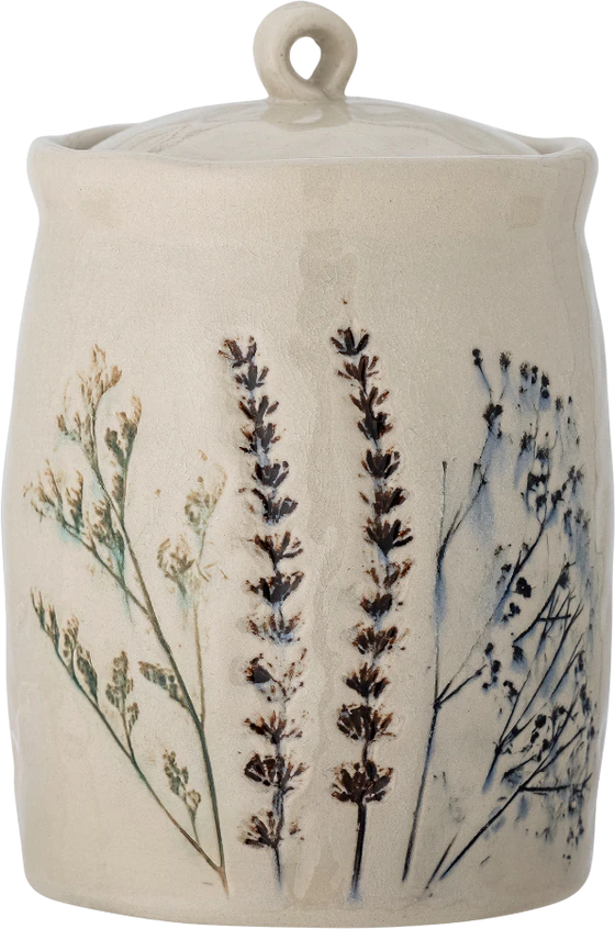 Vorratsdose Steingut Natur Bloomingville Bea luftdicht