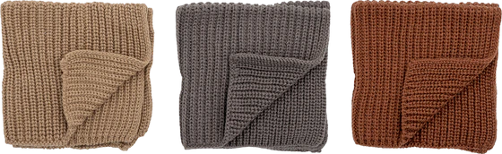 Spültuch Set Bloomingville Ninna Grau Baumwolle – Nachhaltig & Saugstark