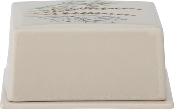 Butterdose Steingut Natur – Bloomingville Bea Unikat Design