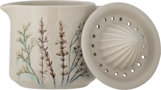 Zitronensaftpresse Steingut Natur Bloomingville Bea Unikat