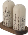 Salz- und Pfefferstreuer-Set Bloomingville Bea Natur Steingut Unikat