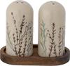 Salz- und Pfefferstreuer-Set Bloomingville Bea Natur Steingut Unikat