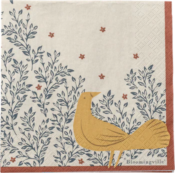 Papierservietten Bloomingville Hezha Gelb FSC® Mix 33x33 cm